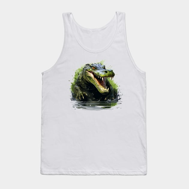 crocodile Tank Top by Ninja banana